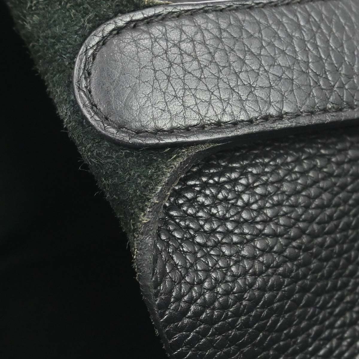 Hermes Black Togo Picotin Lock 22 MM Handbag