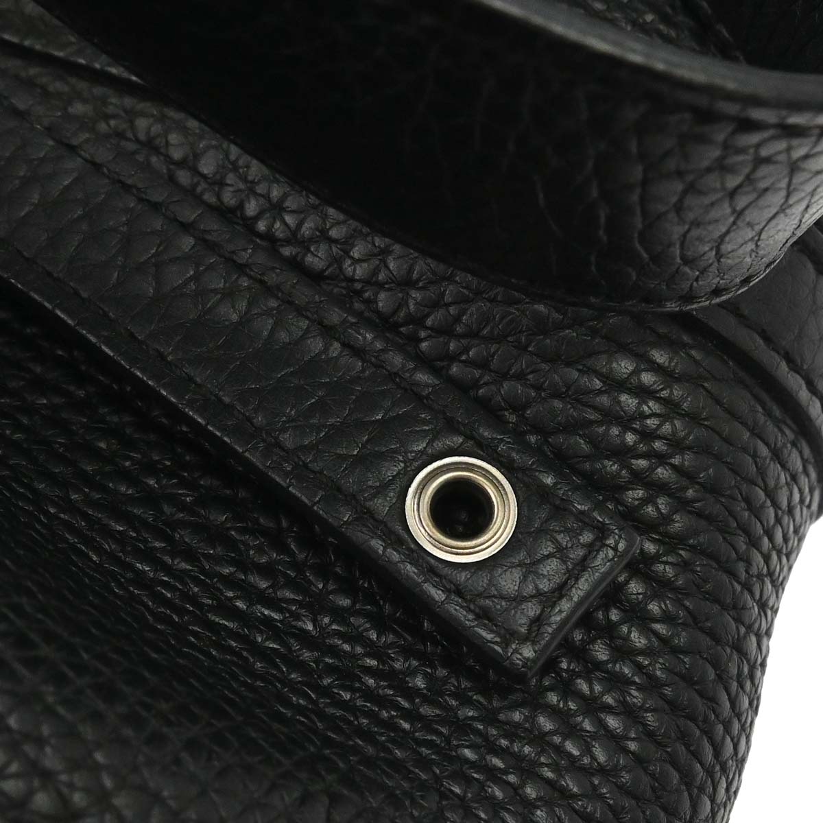 Hermes Black Togo Picotin Lock 22 MM Handbag