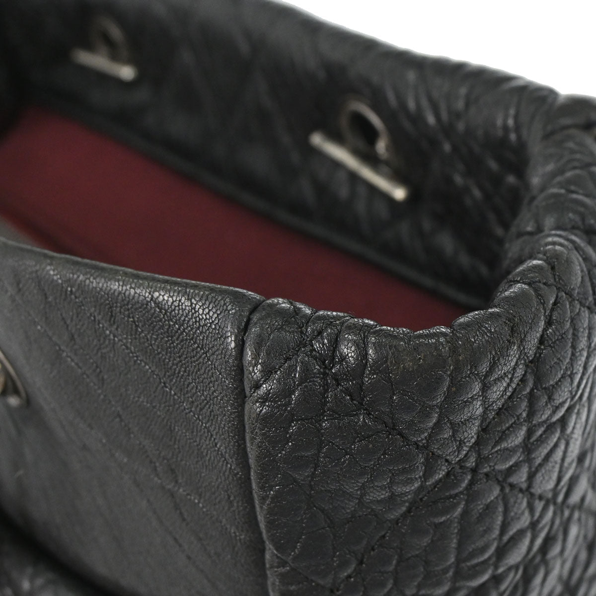 Chanel 2015-2016 Black Lambskin Tote Handbag