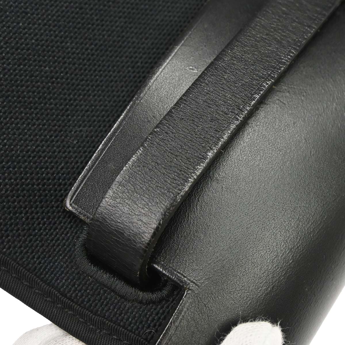 Hermes Black Toile Officier Herbag Zip PM 2way Shoulder Handbag