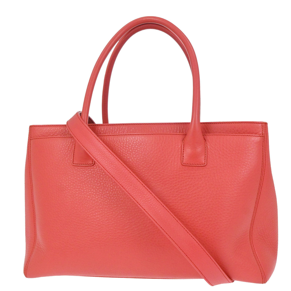 Chanel 2014 Pink Deerskin Executive Cerf 2way Shoulder Tote Bag