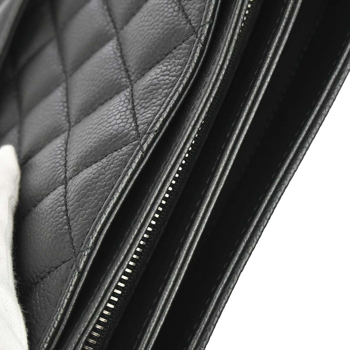 Chanel 2017-2018 Black Caviar Skin Urban Companion Shopping Tote Shoulder Bag