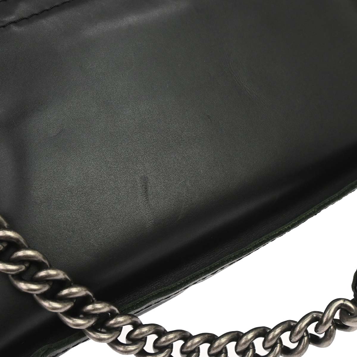Chanel 2013-2014 Black Calfskin Paris-Edinburgh Highlander Messenger Bag