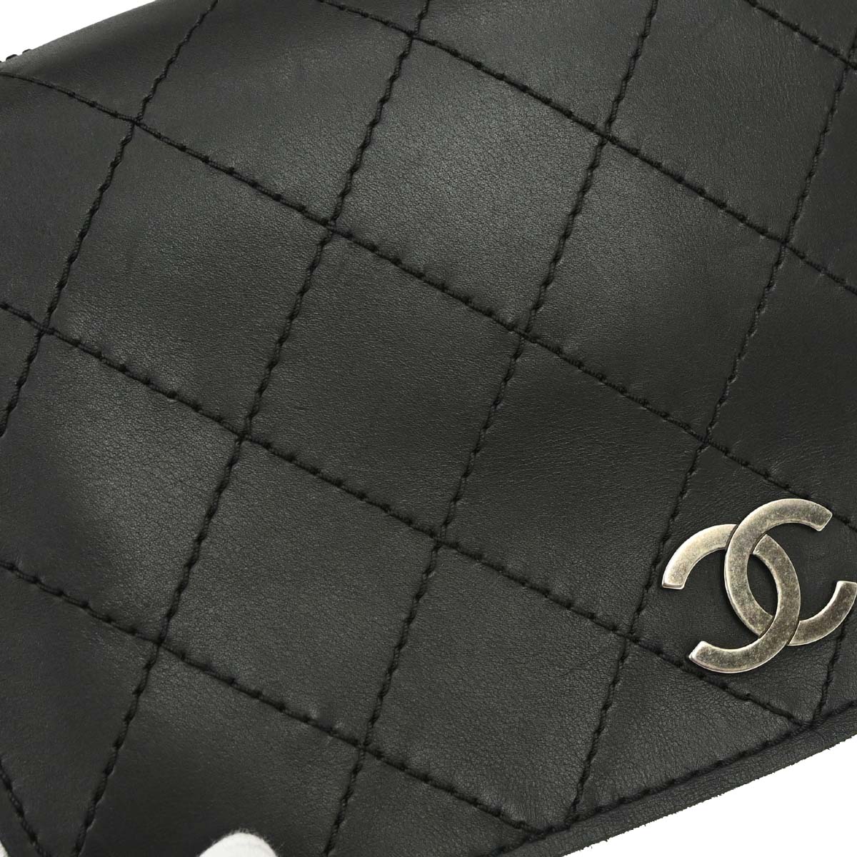 Chanel 2013-2014 Black Calfskin Paris-Edinburgh Highlander Messenger Bag