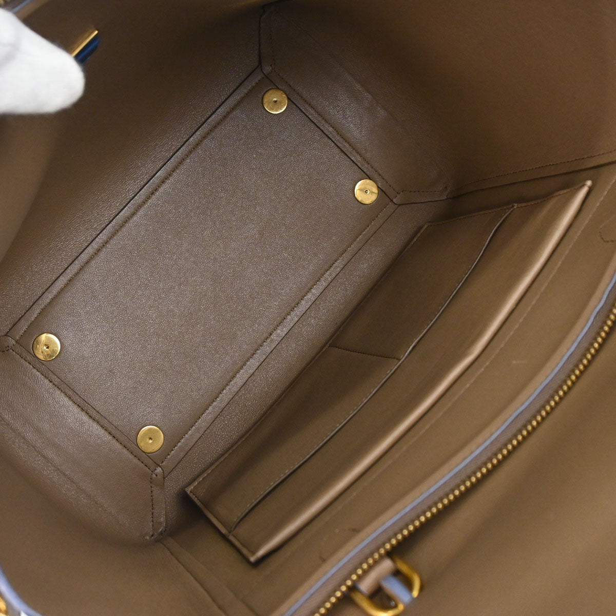 Celine Beige Belt Bag Mini 2way Shoulder Handbag