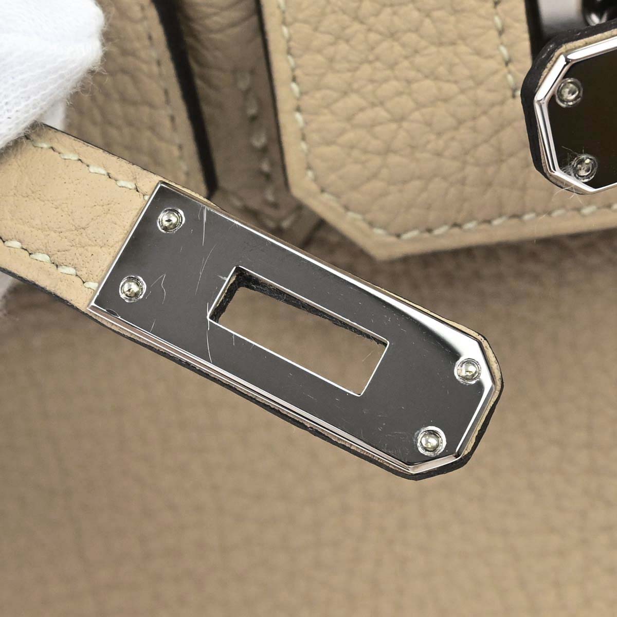 Hermes Trench Togo Birkin 25 Handbag