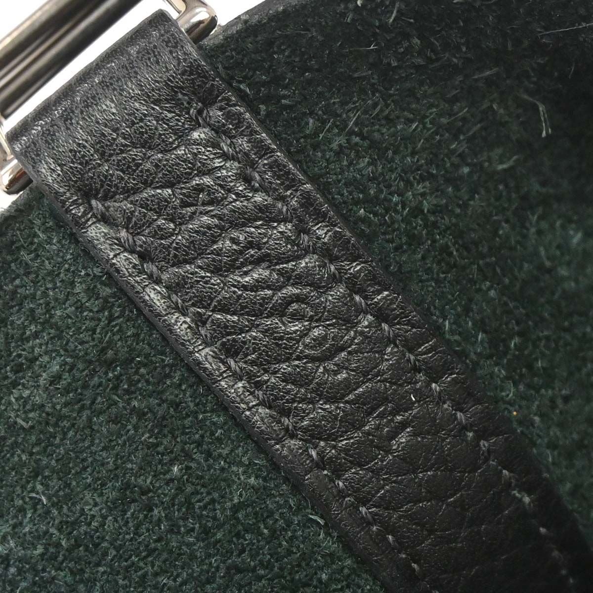 Hermes Black Taurillon Clemence Picotin Lock 18 PM Handbag