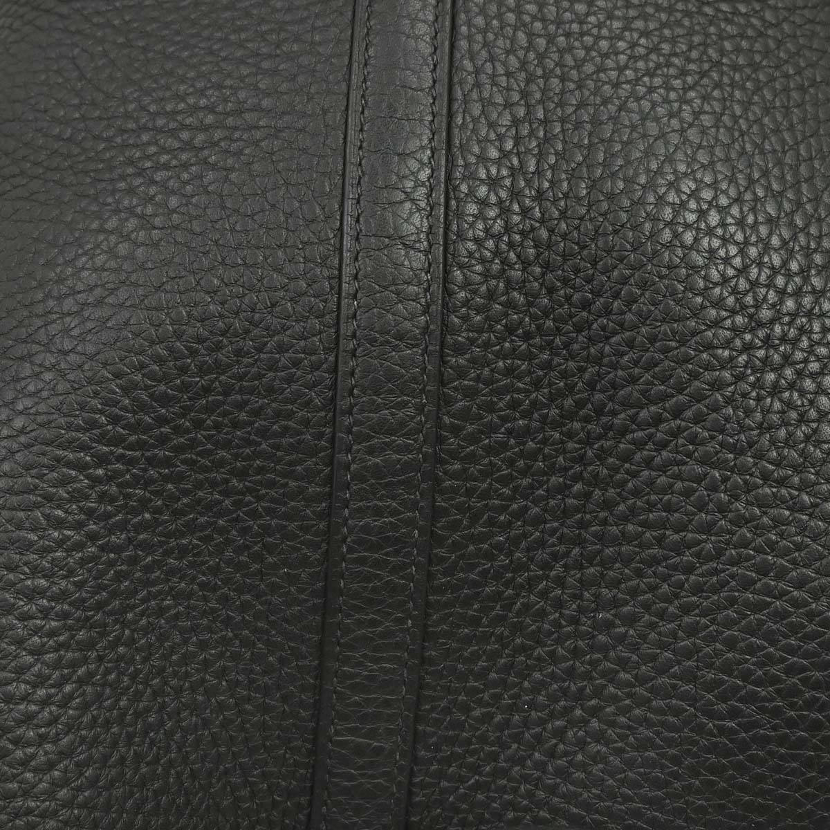 Hermes Black Togo Picotin Lock 22 MM Handbag