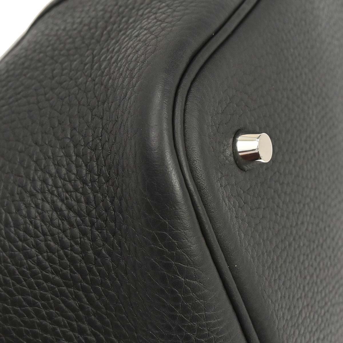 Hermes Black Togo Picotin Lock 22 MM Handbag