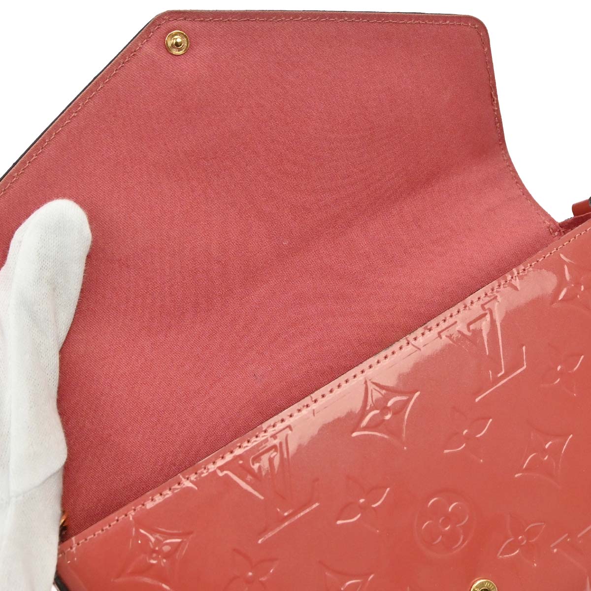 Louis Vuitton 2018 Pink Vernis Pochette Felicie Shoulder Bag M62767