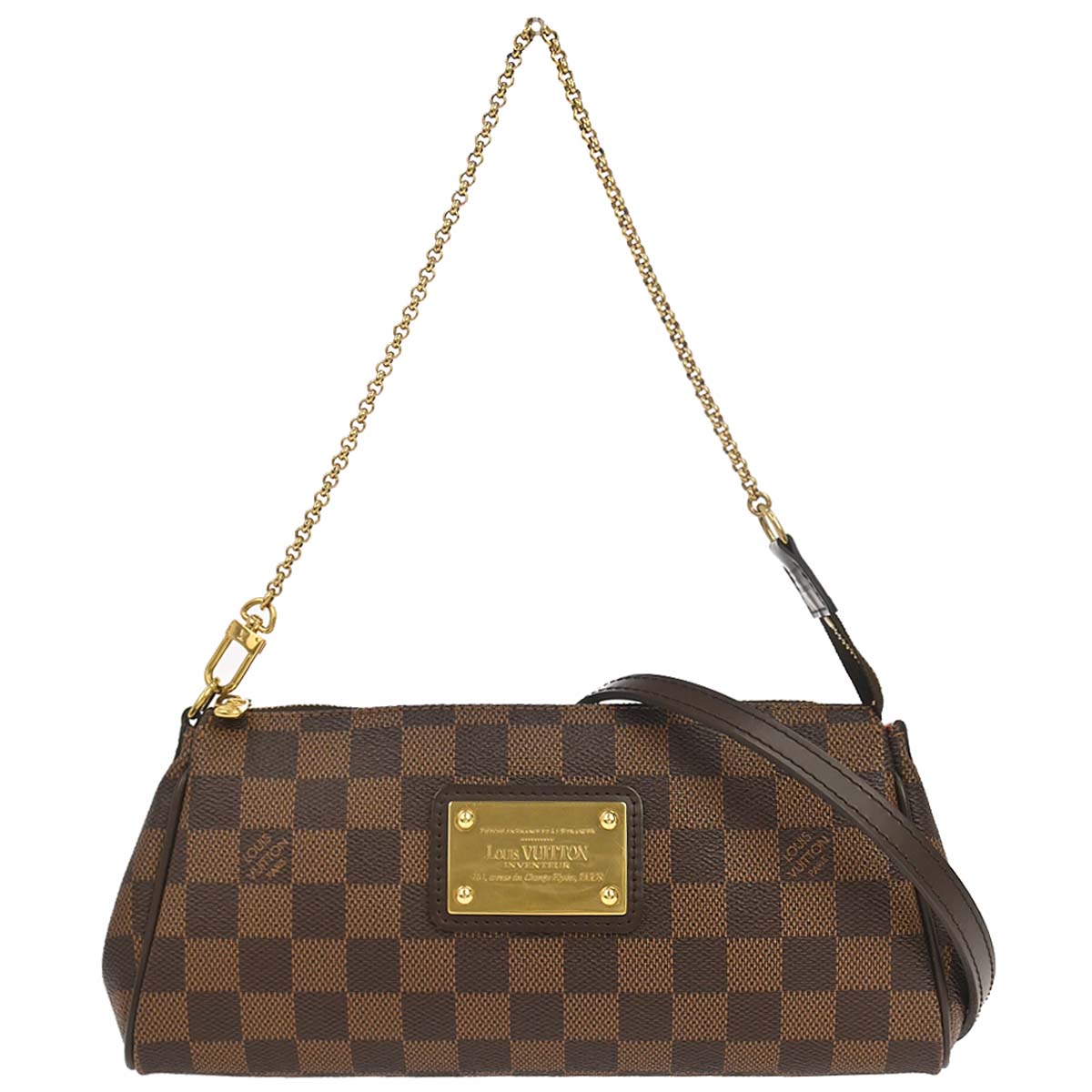 Louis Vuitton 2015 Damier Eva 2way Shoulder Chain Handbag N55213