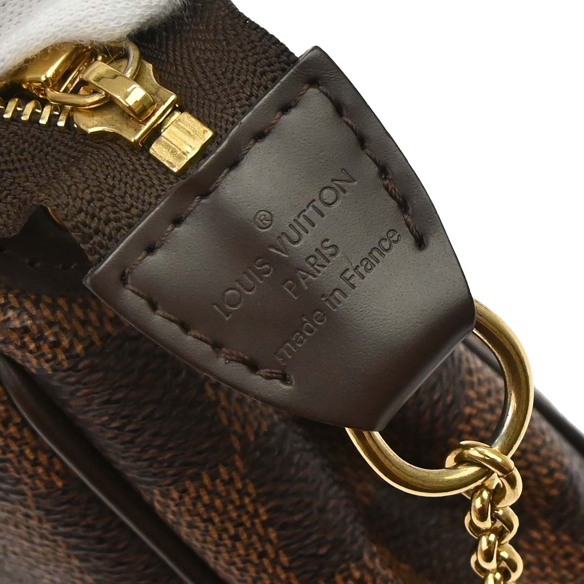 Louis Vuitton 2015 Damier Eva 2way Shoulder Chain Handbag N55213