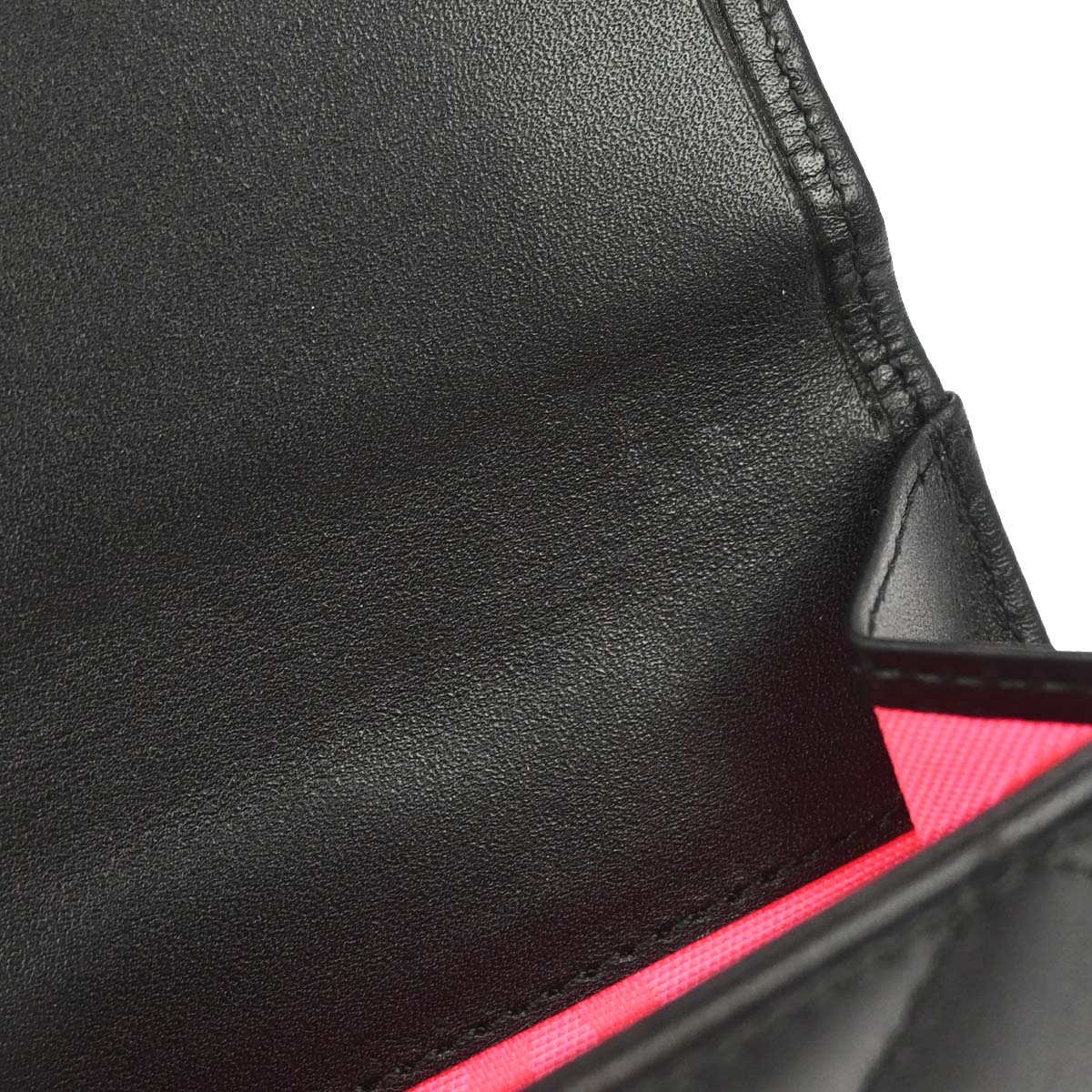 Chanel Black Calfskin Cambon Ligne Bifold Wallet