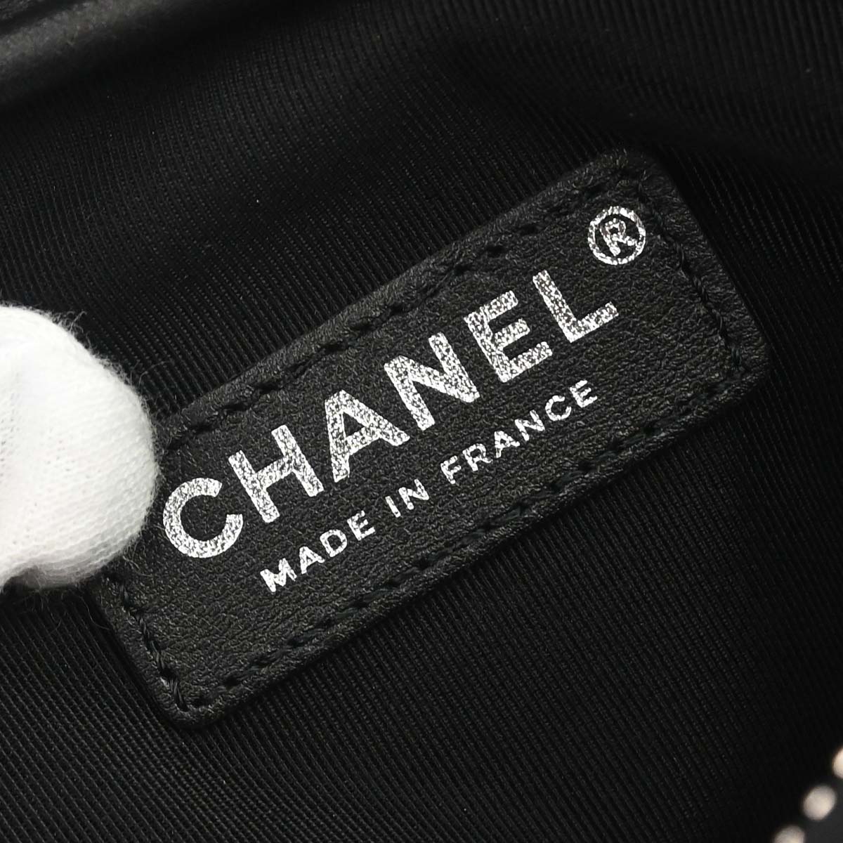 Chanel 2019 Black Lambskin Ultra Pocket Camera Bag