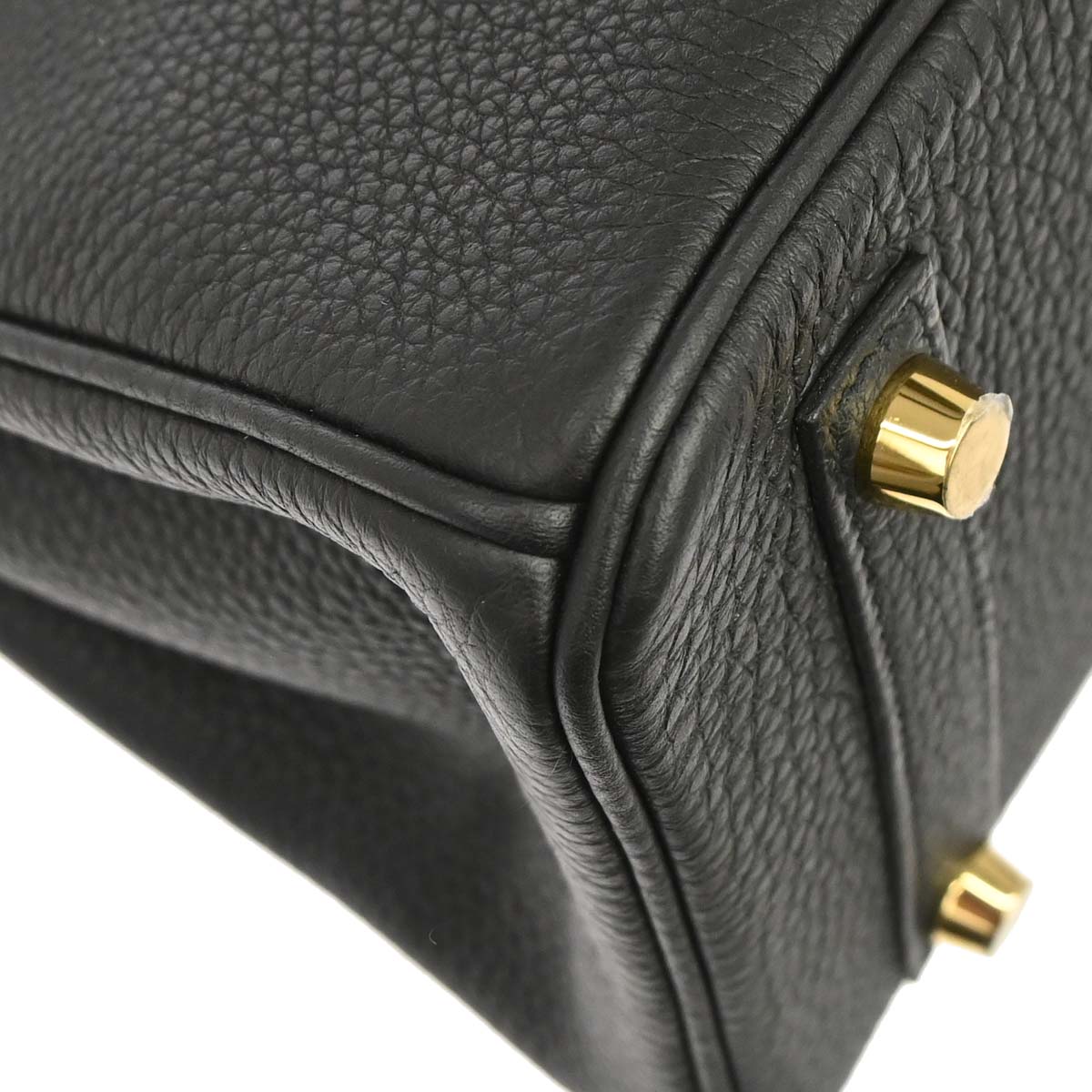 Hermes Black Togo Birkin 25 Handbag