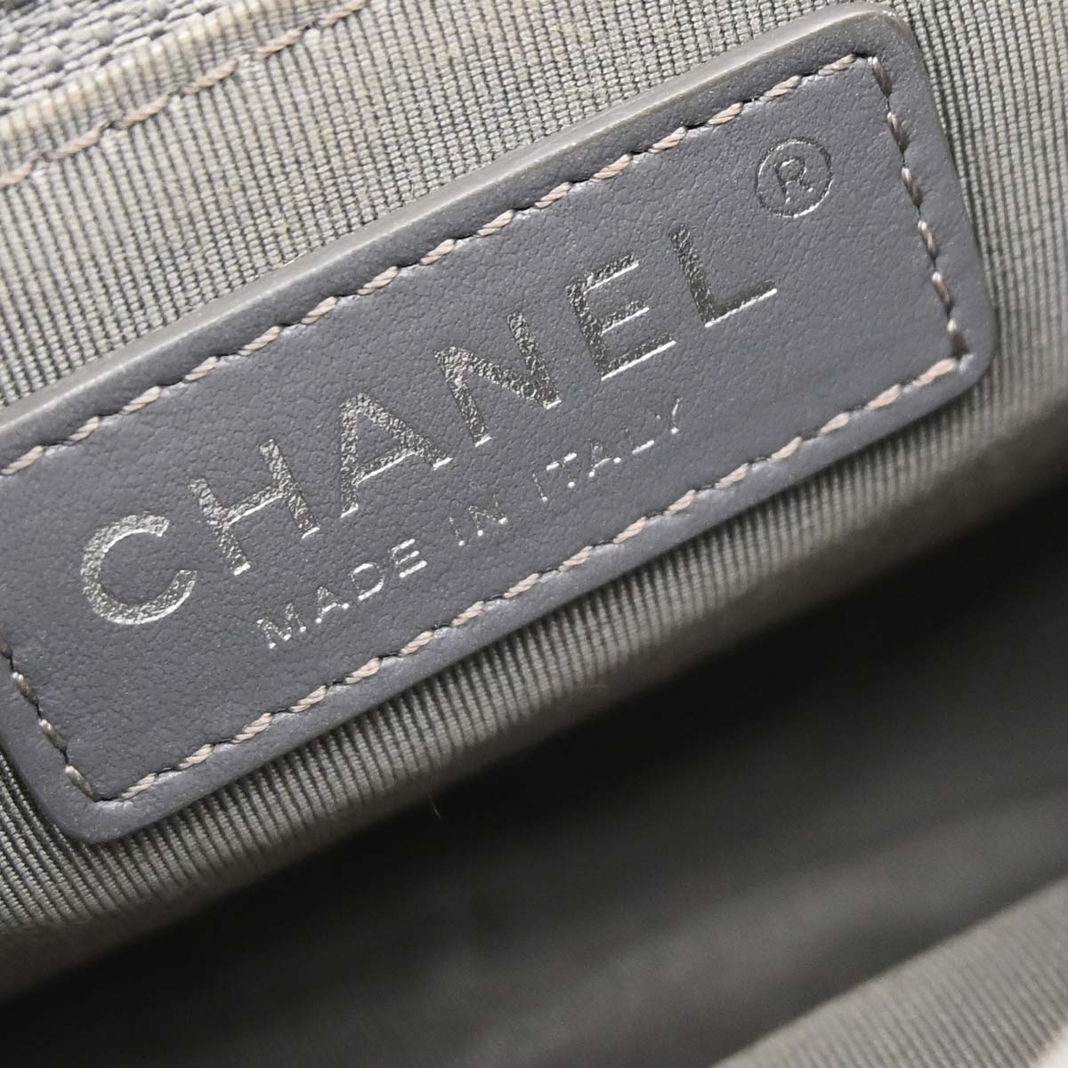 Chanel 2016-2017 Gray Calfskin Casual Pocket Flap Bag Shoulder Bag