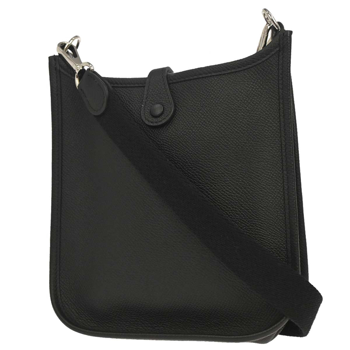 Hermes Black Epsom Evelyne TPM Shoulder Bag