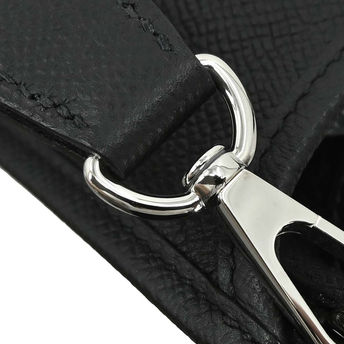Hermes Black Epsom Evelyne TPM Shoulder Bag