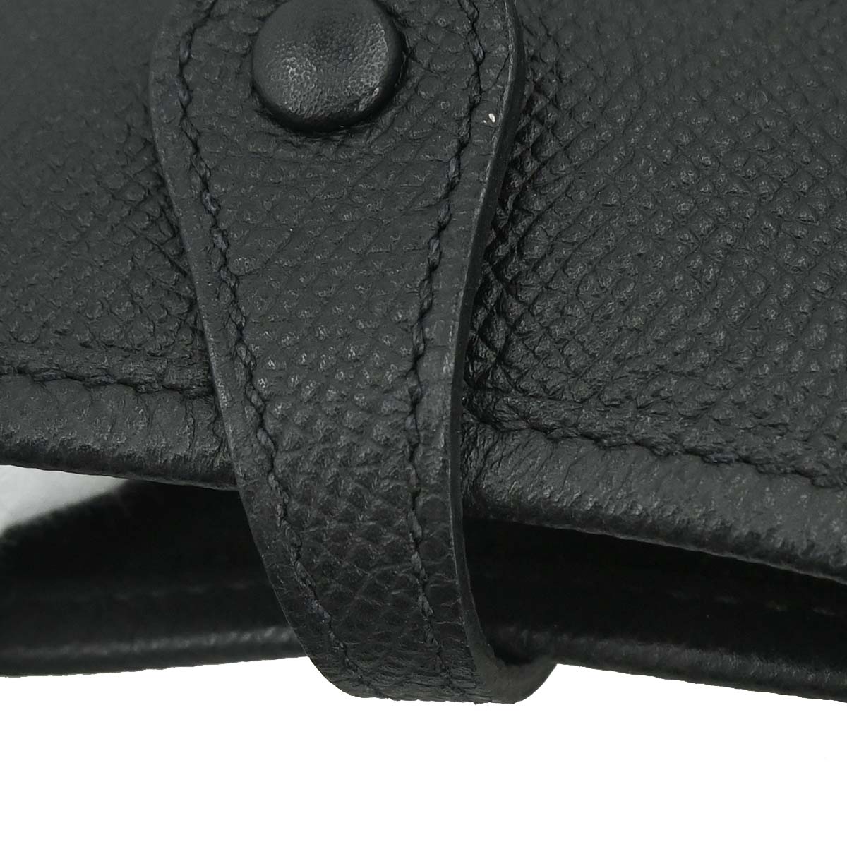 Hermes Black Epsom Evelyne TPM Shoulder Bag