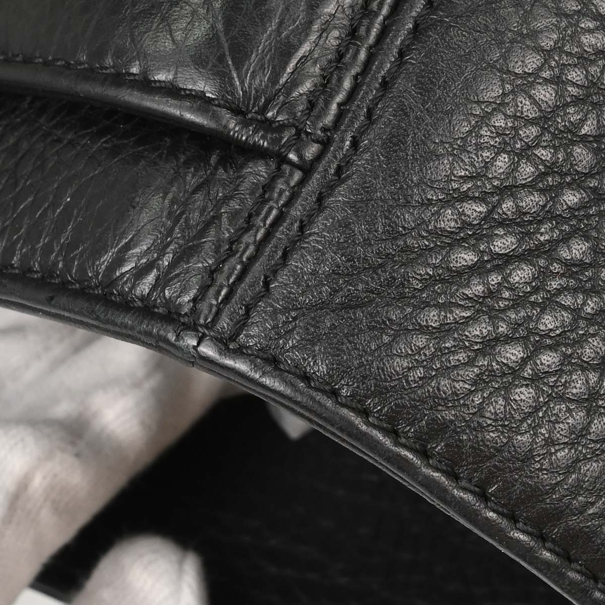 Chanel Black Deerskin Executive Cerf Tote Bag