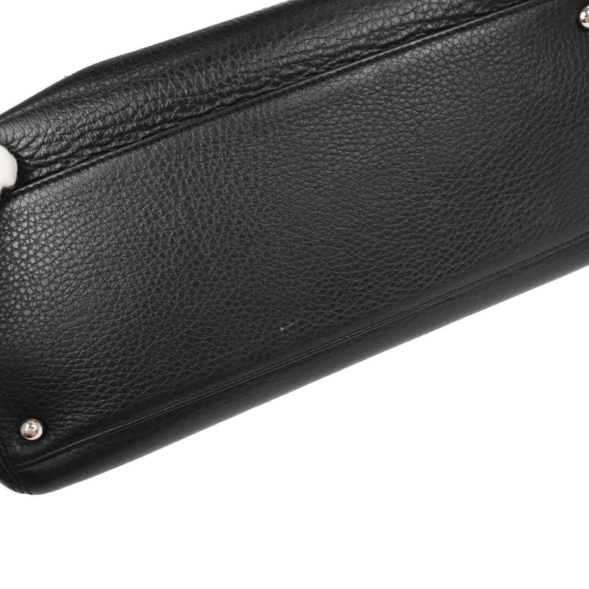 Chanel Black Deerskin Executive Cerf Tote Bag