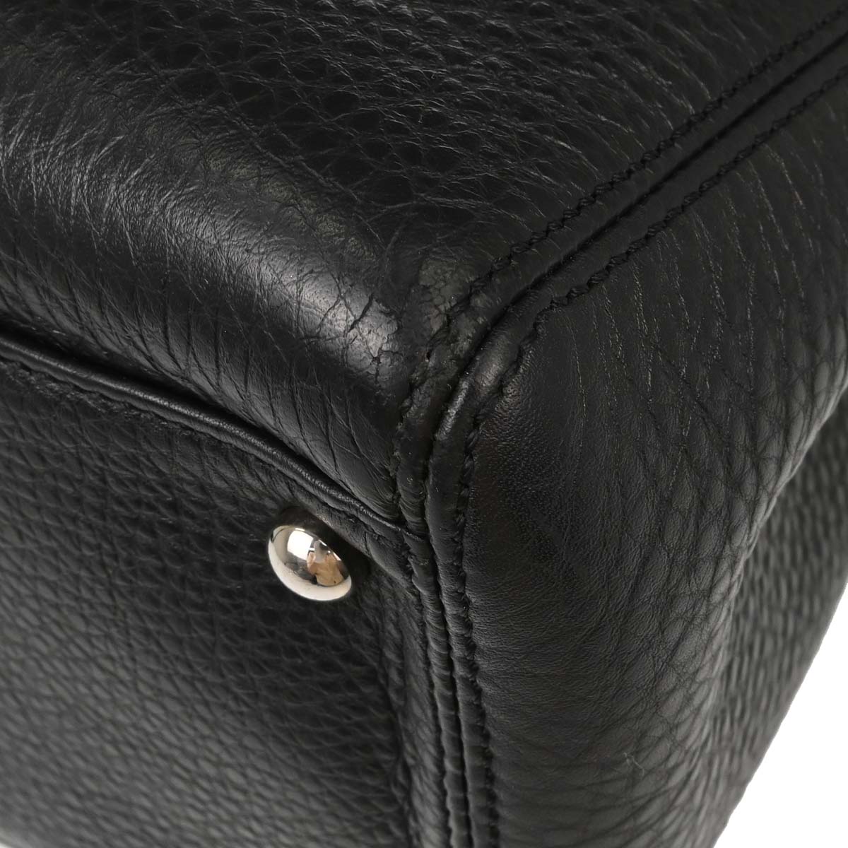 Chanel Black Deerskin Executive Cerf Tote Bag