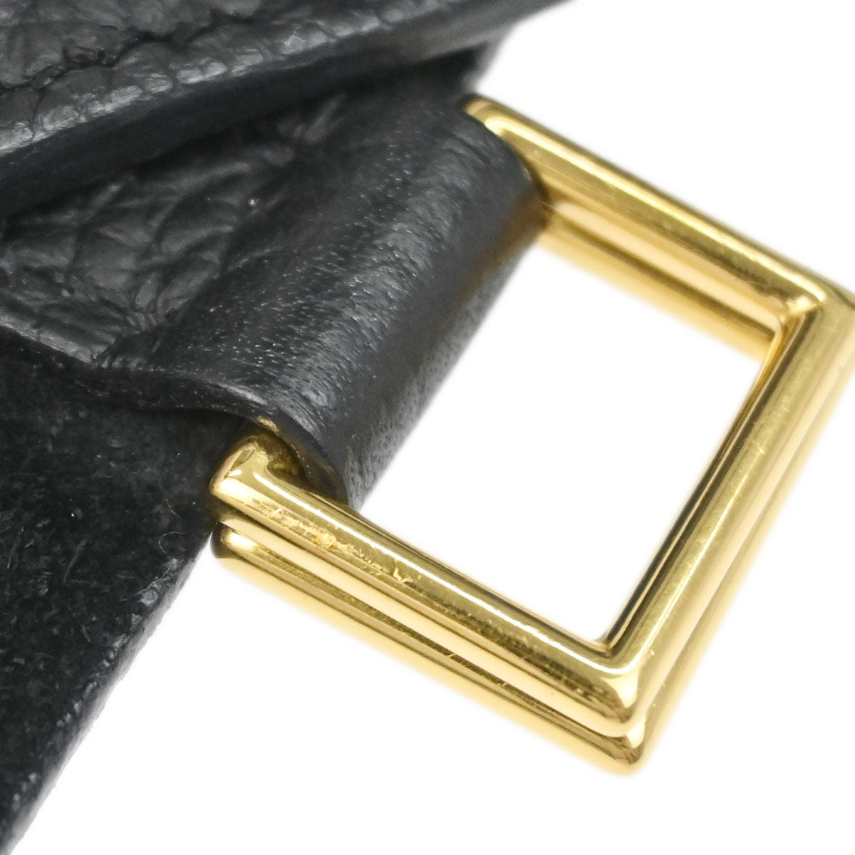 Hermes Black Taurillon Clemence Picotin Lock 22 MM Handbag