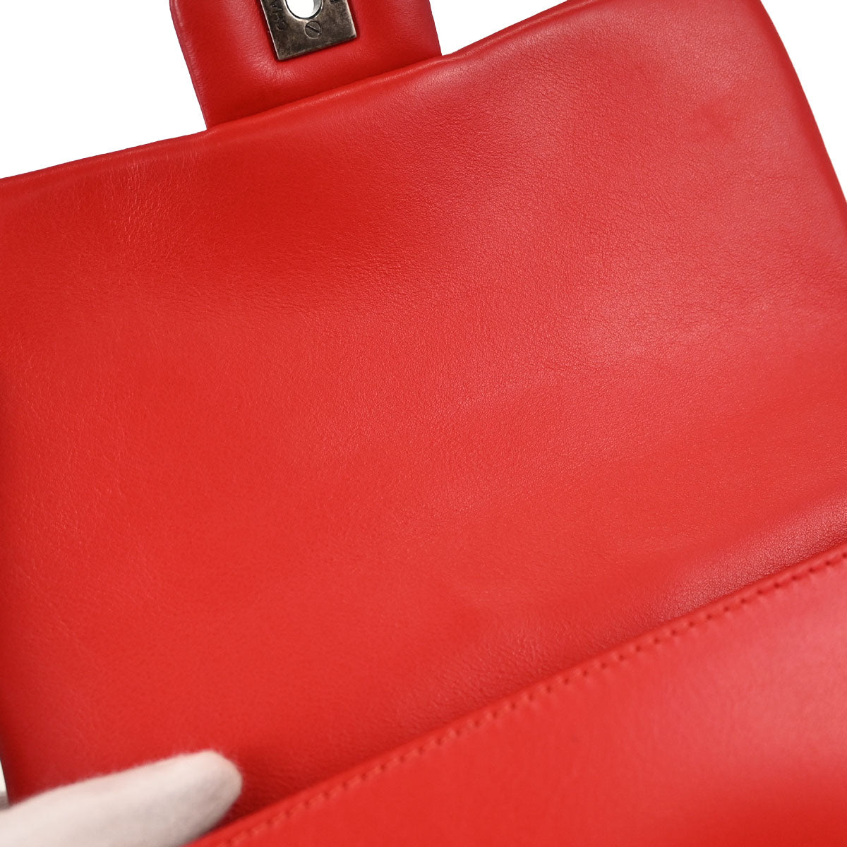 Chanel 2017-2018 Red Lambskin Rock My Shoulder Bag
