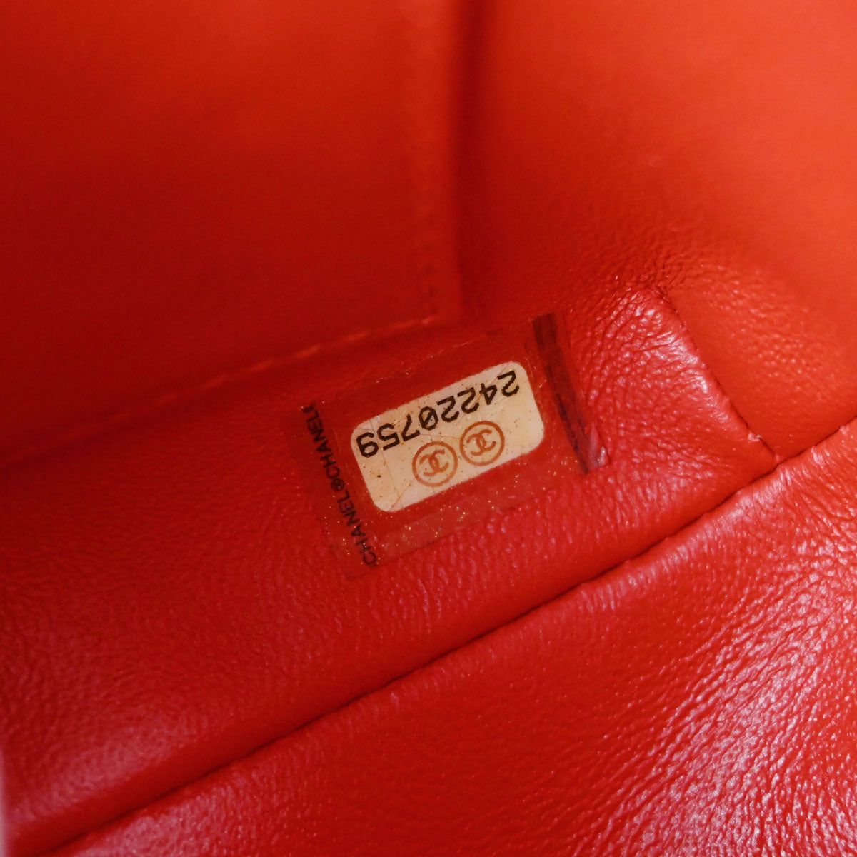 Chanel 2017-2018 Red Lambskin Rock My Shoulder Bag