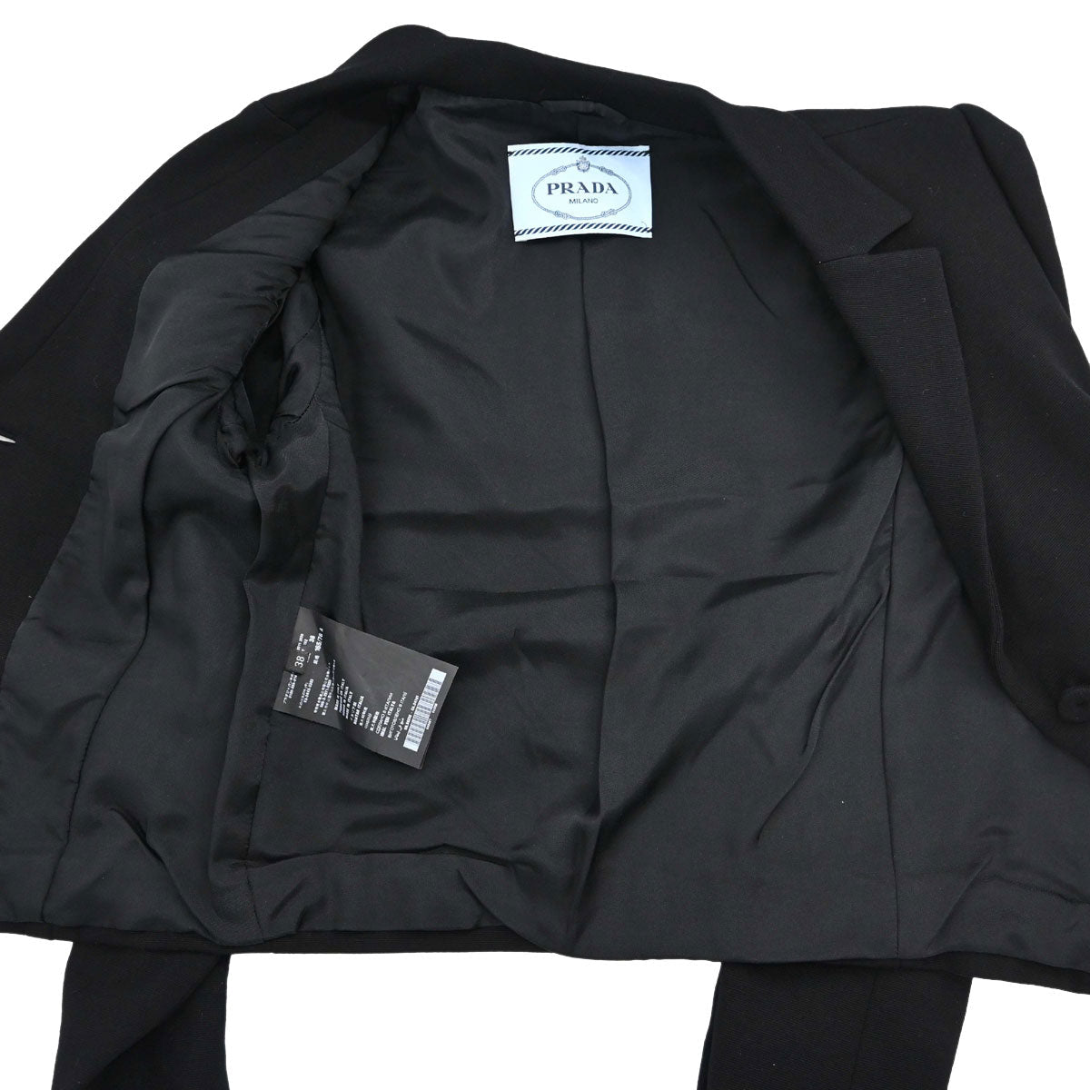 Prada 2011 Setup Suit Jacket Dress Black #38