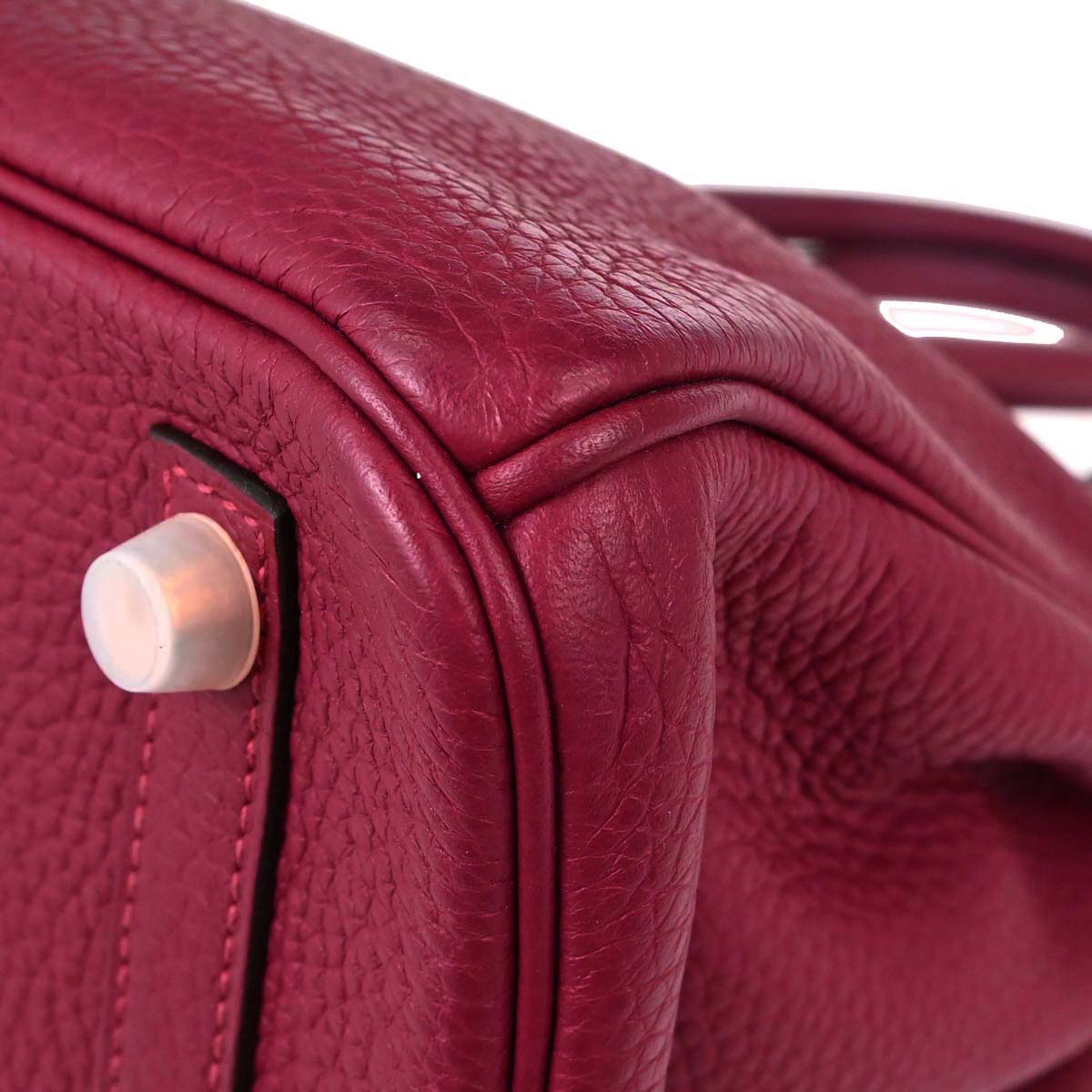 Hermes 2016 Rouge Grenade Taurillon Clemence Birkin 30 Handbag