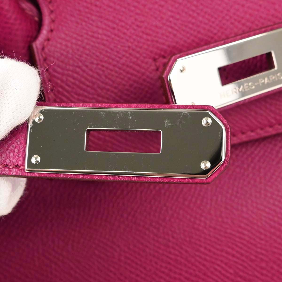 Hermes Ruby Epsom Birkin 30 Handbag