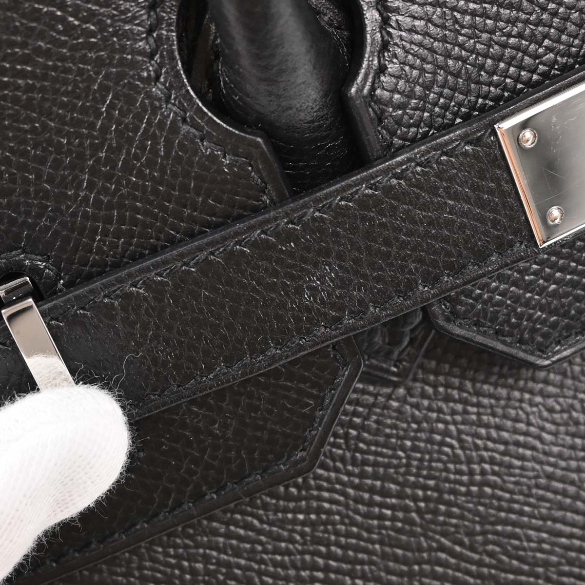 Hermes Black Epsom Birkin 30 Handbag