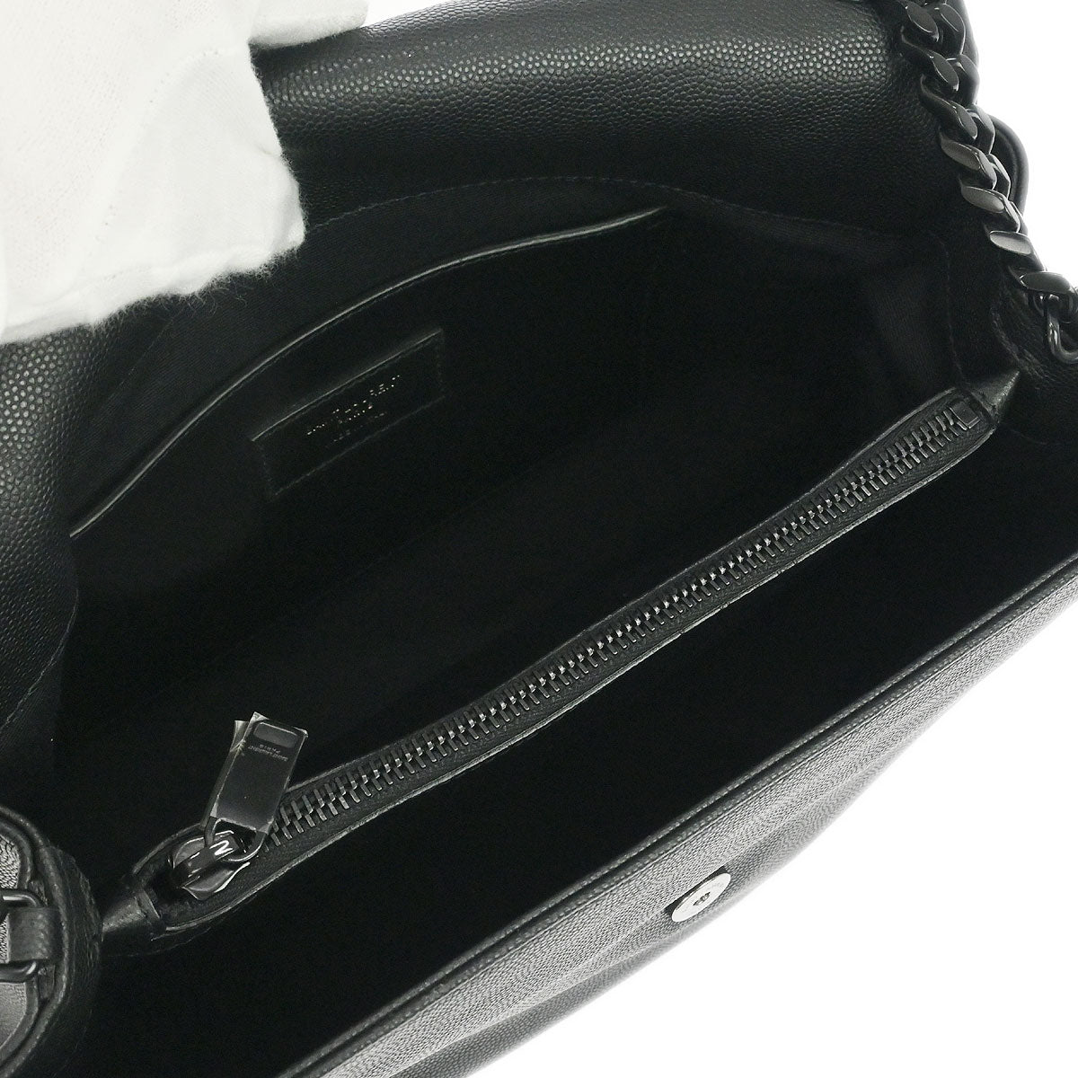Saint Laurent Black Leather West Hollywood Shoulder Bag