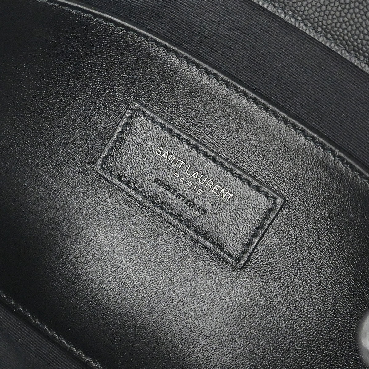 Saint Laurent Black Leather West Hollywood Shoulder Bag