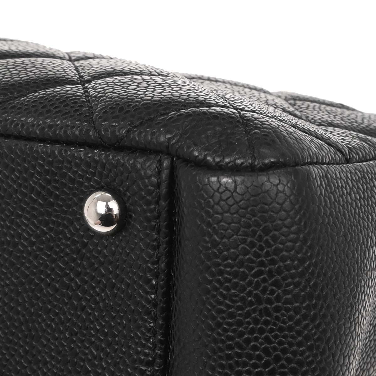 Chanel Black Caviar Skin Grand Shopping Tote GST XL Chain Handbag