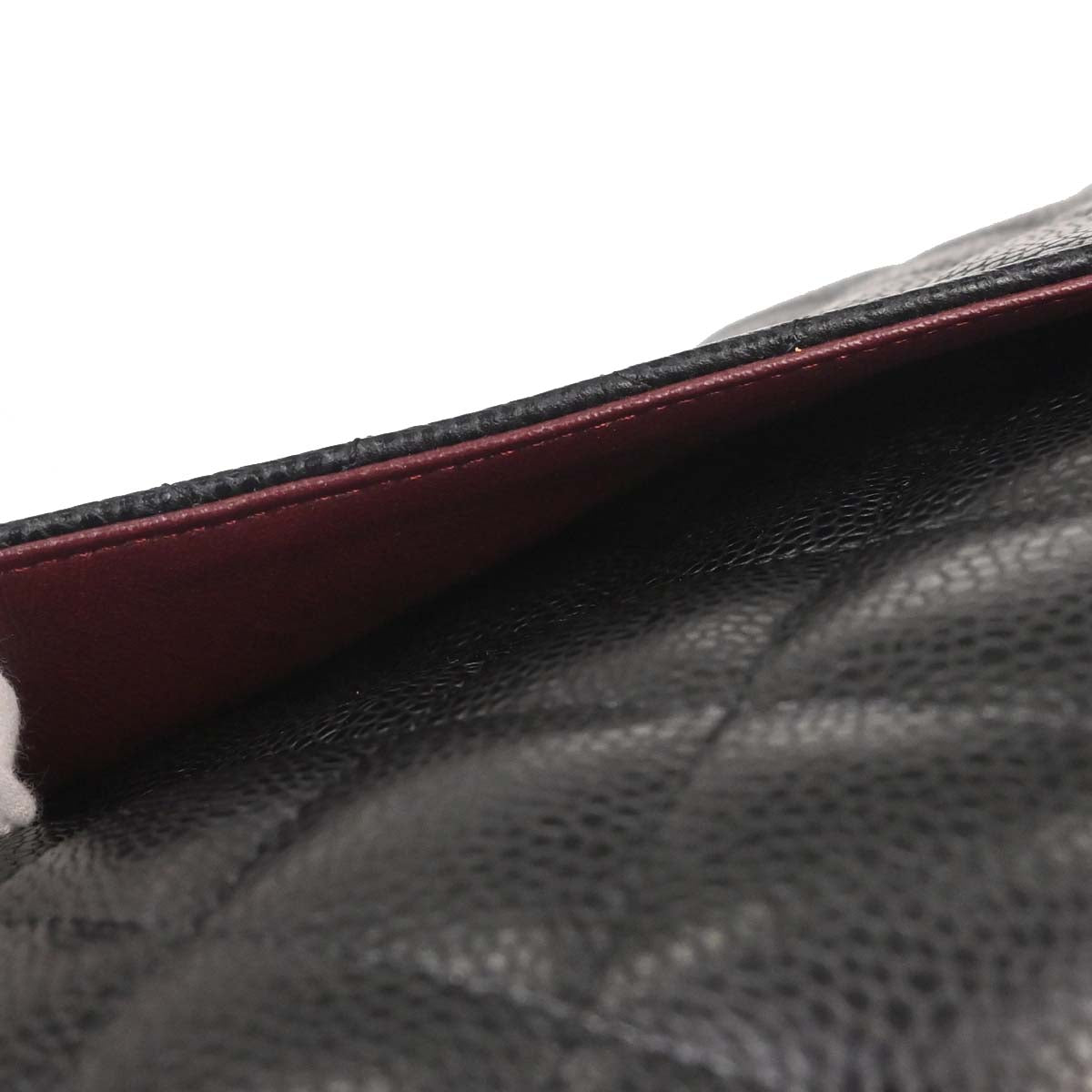 Chanel Black Caviar Skin Maxi Classic Double Flap Shoulder Bag