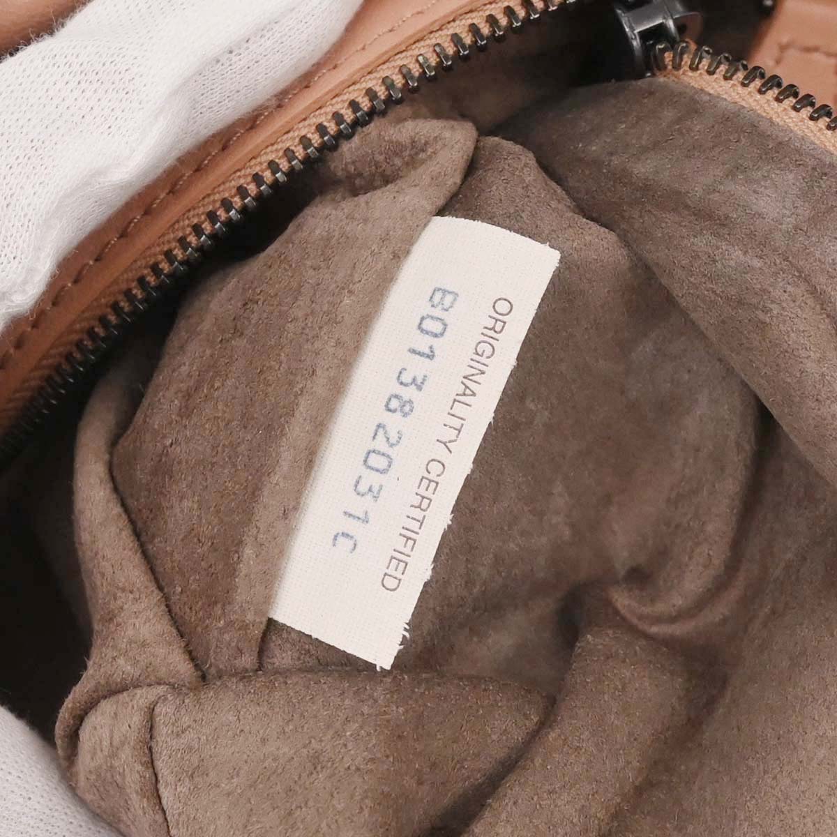 Bottega Veneta Pink Beige Lambskin Intrecciato Hobo Handbag