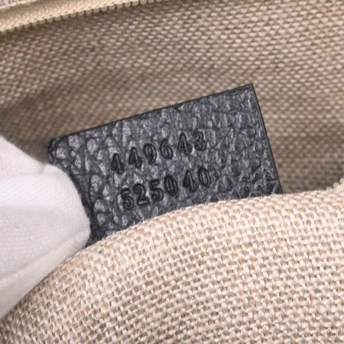 Gucci Black Leather Bamboo Tassel Tote 2way Shoulder Handbag