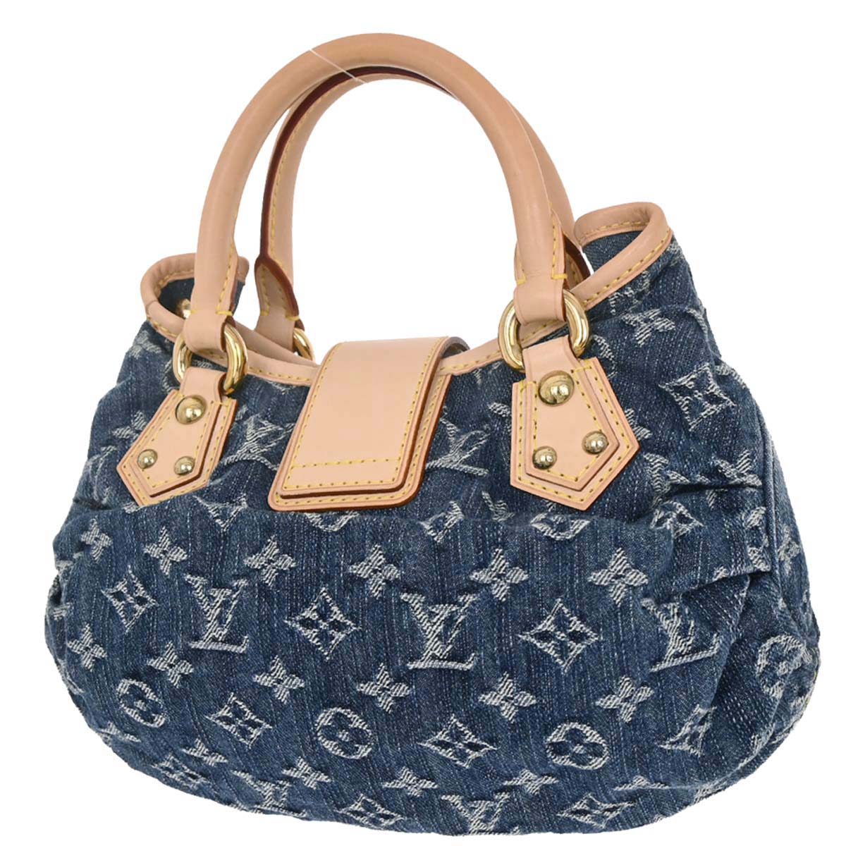 Louis Vuitton Blue Monogram Denim Pleaty Handbag M95020