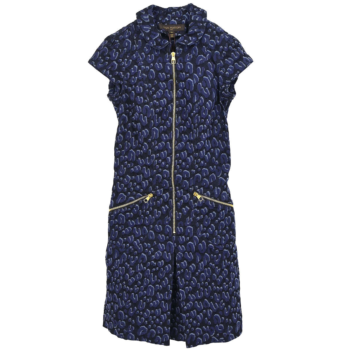 Louis Vuitton 2012 Denim Dress Navy #34