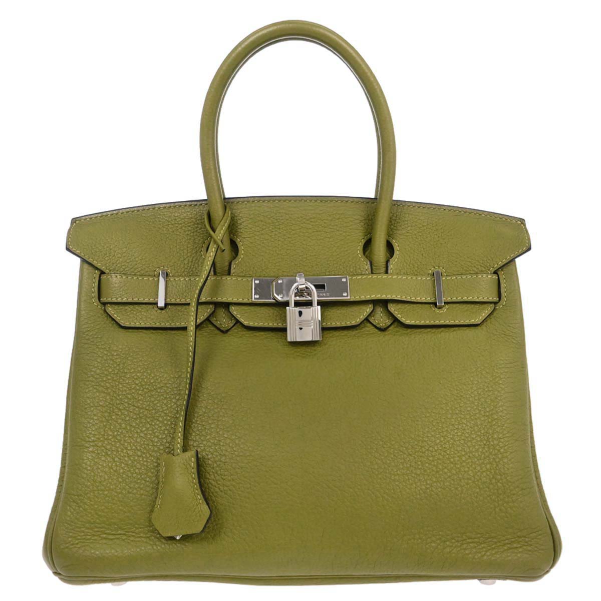Hermes Anis Green Togo Birkin 30 Handbag