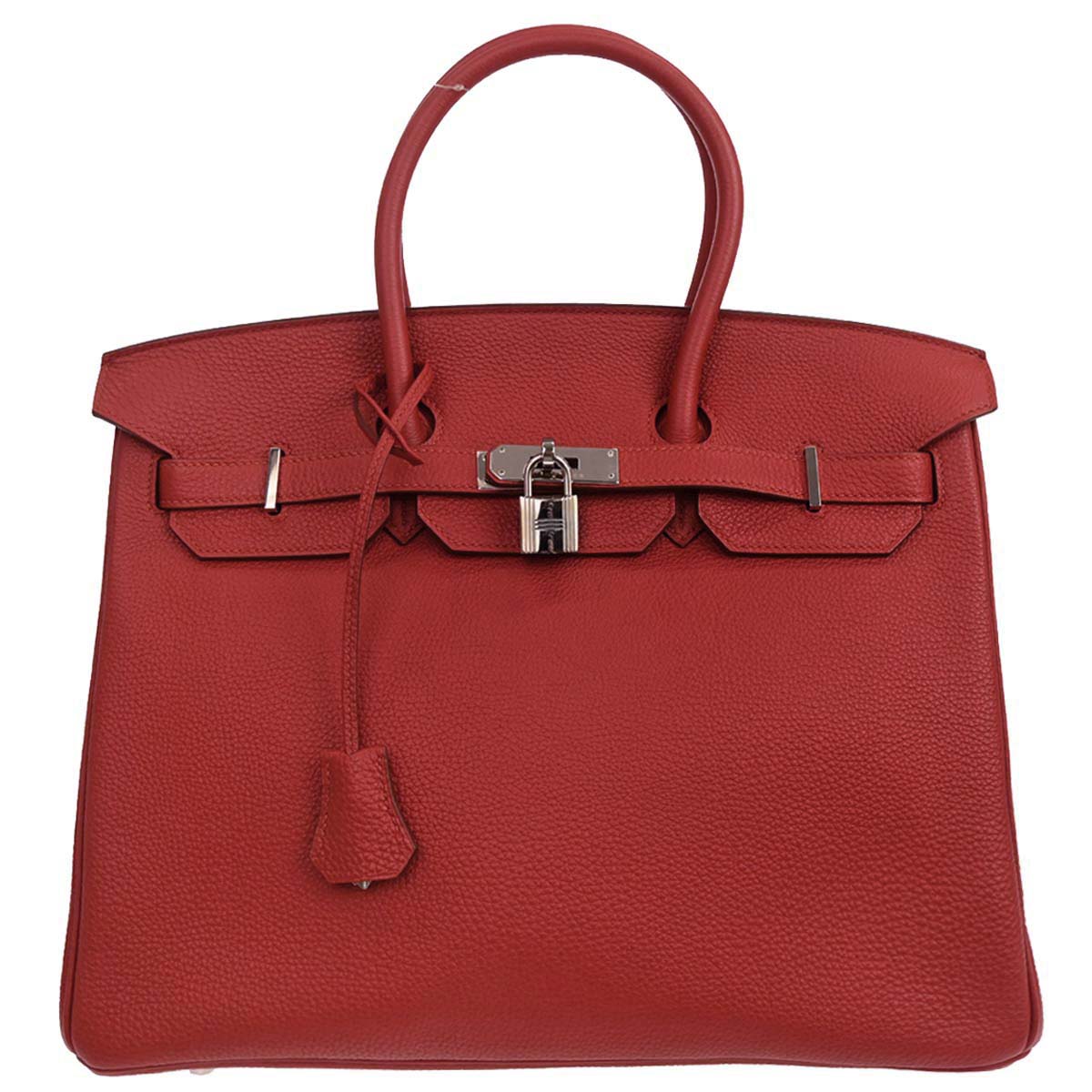 Hermes Rouge Casaque Togo Birkin 35 Handbag