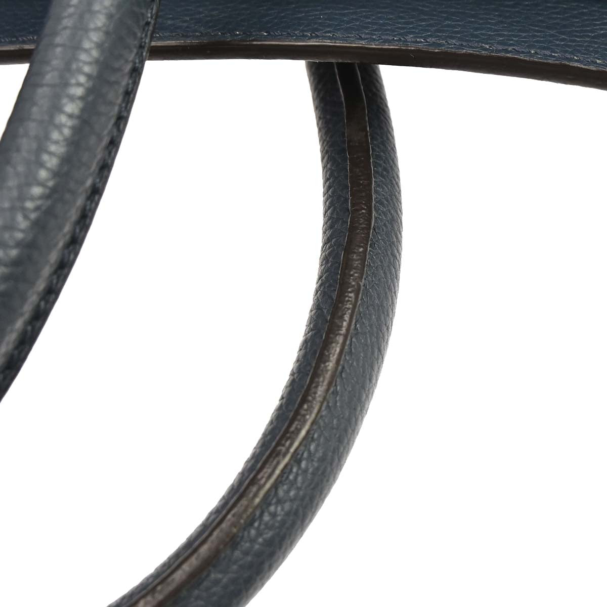 Celine Navy Mini Luggage Tote Bag
