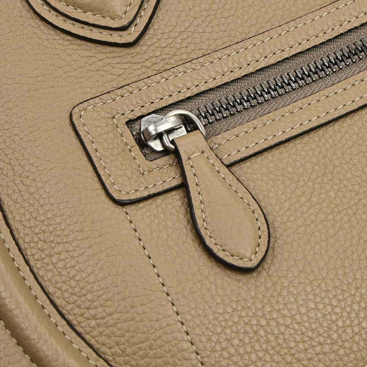 Celine Beige Luggage Micro Tote Handbag