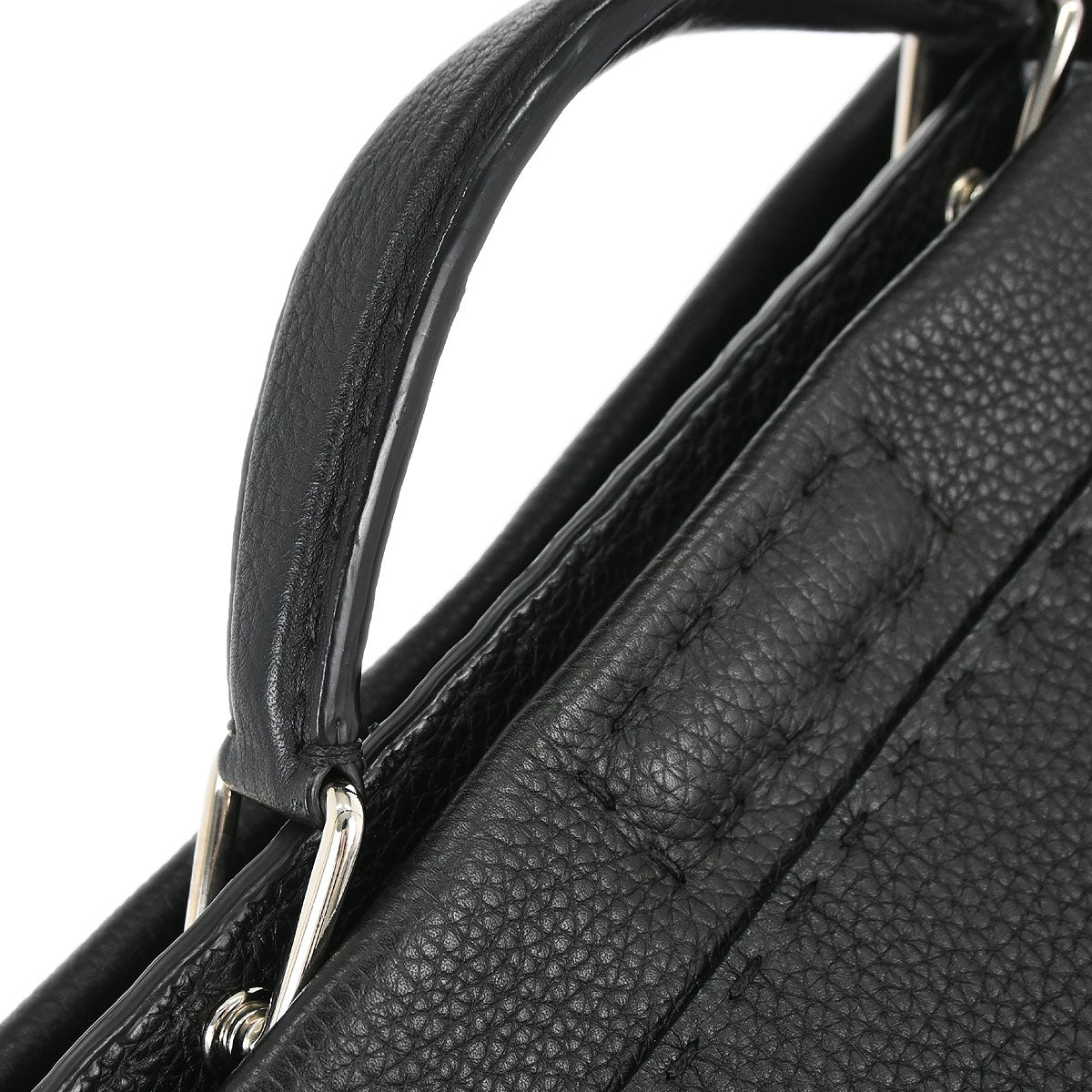 Fendi Black Selleria Peekaboo Fit Monster 2way Shoulder Handbag