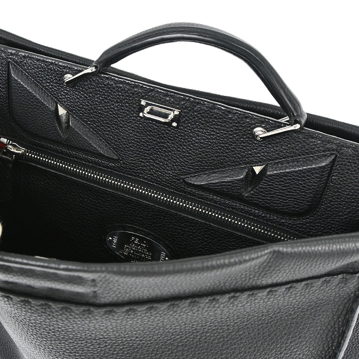 Fendi Black Selleria Peekaboo Fit Monster 2way Shoulder Handbag