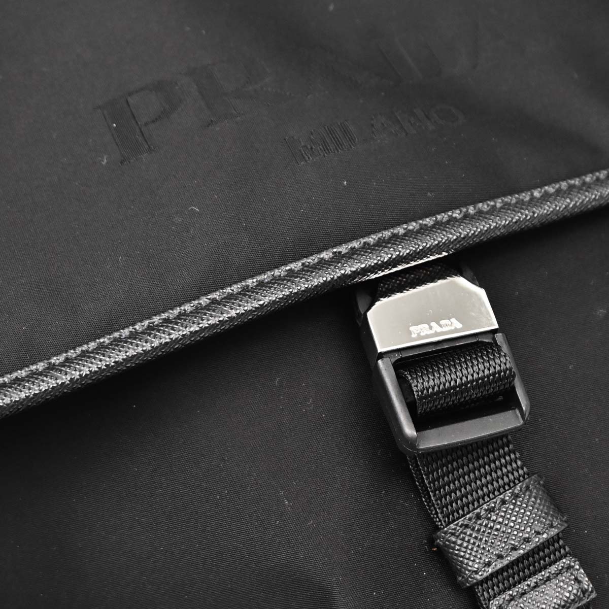 Prada * Black Nylon Shoulder Bag