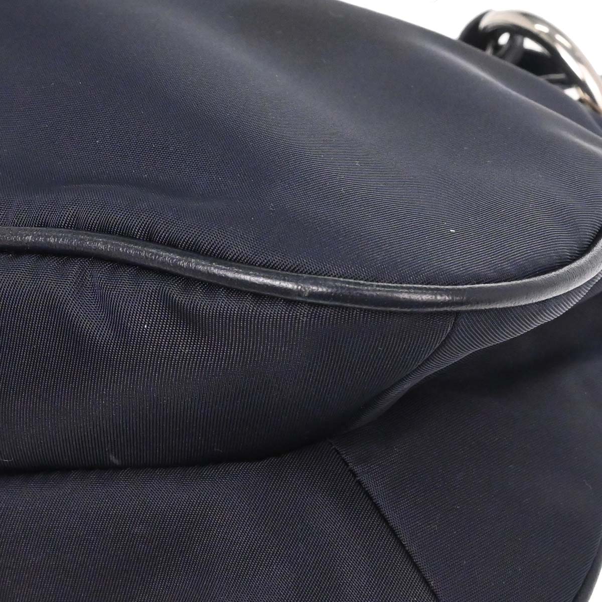 Prada Navy Nylon Handbag
