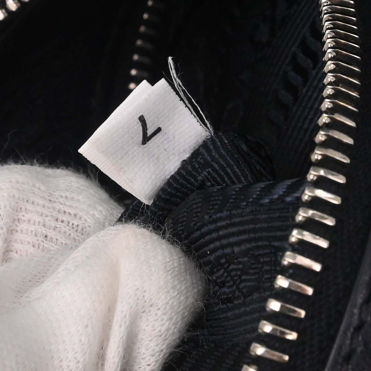 Prada Navy Nylon Handbag